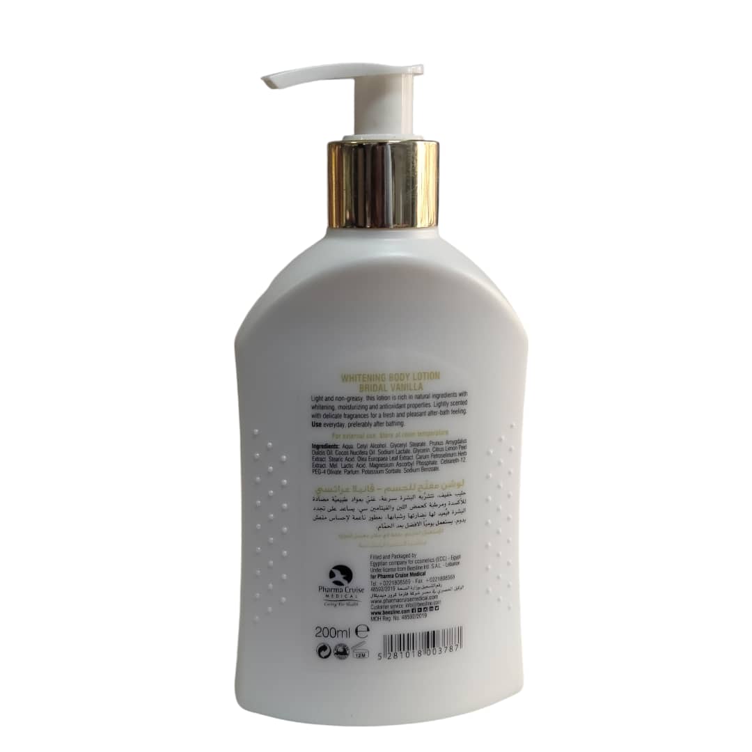 0d35125e-5f25-446f-89f0-a692c1b0357a Beesline Bridal Vanilla Whitening Body Lotion – 200ml