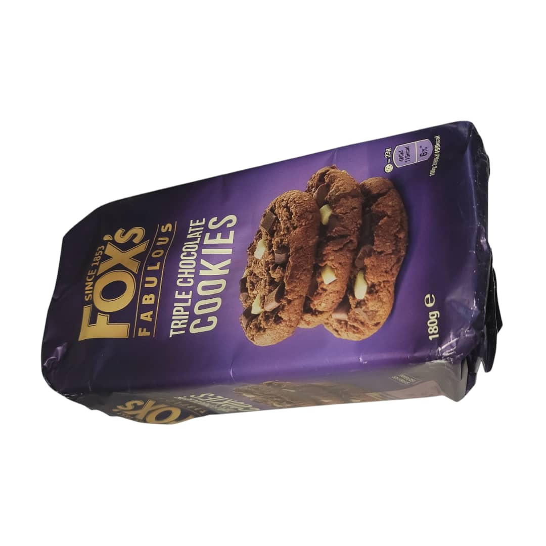 WhatsApp Image 2024-12-11 at 2.21.41 PM (1) Fox's Fabulous Triple Chocolate Cookies.
